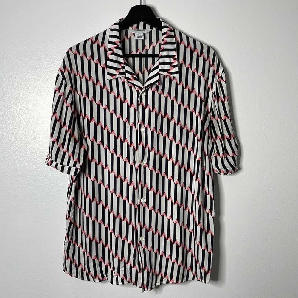 Eleven Paris Short-Sleeved Button Down